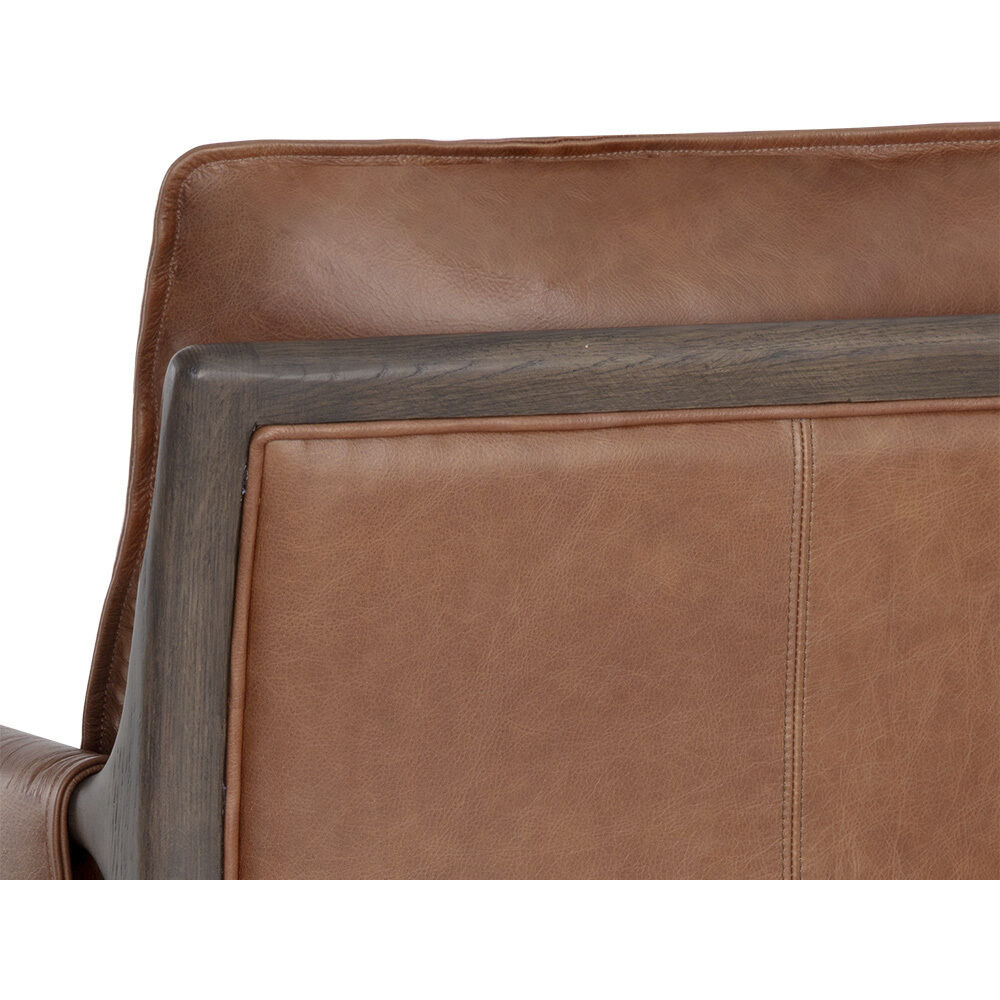 Mauti Brown / Shalimar Tobacco Leather Armchair